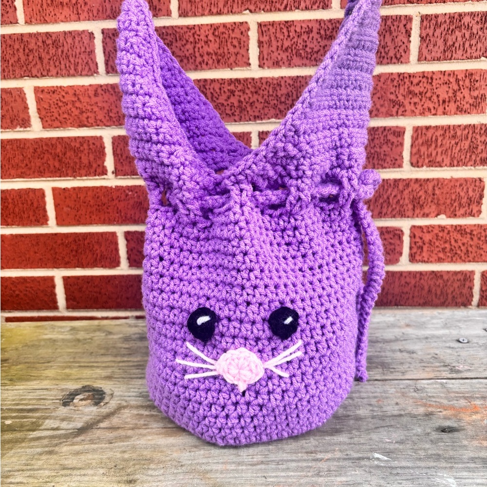 Crochet Bunny Bag - Picture 4 of 7
